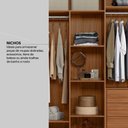 Ver mais imagens de Guarda Roupa Casal 6 Portas e 6 Gavetas Equador Prime Tx Nogueira-nude