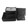 Kit Organizador de Mala para Viagem Preto 6 Peças Quati Travel - Qko-06 - 1