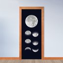Ver imagem 1 de Adesivo de Porta - Fasees da Lua 5
