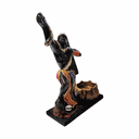 Ver imagem 1 de Oxumaré Porta Vela Orixá Umbanda Candomblé Axé 15 cm Loja Mistica Porta Vela Oxumaré 15 cm