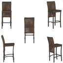 Ver imagem 5 de 7 Banquetas em Alumínio Roma Preta Corda Náutica Tecido 9