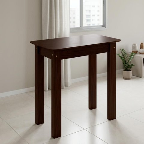 Mesa de Jantar Repleta Madeira Maciça 75x45 cm