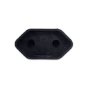 Ver imagem 2 de Kit 10 Plug Pino Femea 2p 10a 250v Ilumi 1 Toamda Femea Cor:preto