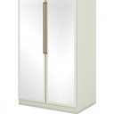 Ver imagem 2 de Guarda Roupas 2 Portas com Espelho Predileto Henn