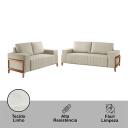 Sofá 2x3 Lugares Verona Meu Sofá Online - 6