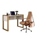 Ver imagem 3 de Mesa de Escritório Moderna Jade Freijo MDF 107.5cm Off White Loja Sheep