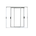 Ver imagem 3 de Vitrô 2 Folhas Móveis de Correr Aluminio Branco 1,20x1,50 Linha 18 Modular