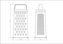 Ver imagem 2 de Ralador Inox 4 Faces - Tramontina Utilitá 25110/180