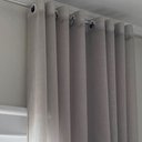 Ver imagem 3 de Cortina Linho de Gaze Cinza 280x170cm Sala Quarto Janela