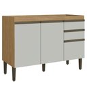 Ver imagem 3 de Conjunto Cozinha 4 Peças A3495 Mel Off White