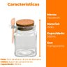 Jogo de Potes Porta Tempero de Vidro com Colher 260ml 2 Peças - Hauskraft - 5