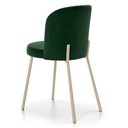 Ver imagem 7 de Kit 4 Cadeiras Sala de Jantar Estofada Gavi Arena L02 Couríssimo Verde Musgo - Lyam Decor