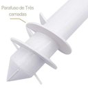 Ver imagem 4 de Suporte de Fixação P/ Guarda-sol 38mm Tobee com Haste Branca