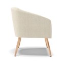 Ver imagem 6 de Poltrona Decorativa Pé Palito Natural Kit 2 Stella Bouclê D03 - D'Rossi