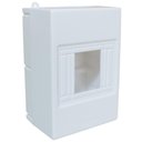 Ver imagem 1 de Quadro de Distribuição de Sobrepor 4 Din - Ssct4 - Steck Quadro Sobrepor 4 Disj Din Ip4 Steck Ssct4
