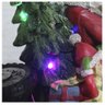 Enfeite Natal Musical Papai Noel Motoqueiro Com LED 30cm - 4