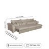 Sofá Magnifico 7 Lugares 3,20cm - de Casa Décor e Estofados. - 2