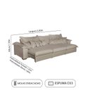 Ver imagem 2 de Sofá Magnifico 7 Lugares 3,20cm - de Casa Décor e Estofados.
