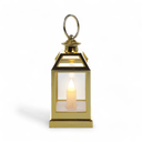 Ver imagem 1 de Mini Lanterna Decor 12,5cm 3LR44 Ouro Branco Cromus