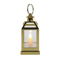 Ver imagem 4 de Mini Lanterna Decor 12,5cm 3LR44 Ouro Branco Cromus