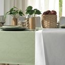 Ver imagem 3 de Toalha de Mesa Redonda 6 Lugares 1,78m Celebra Karsten:verissimo Verde