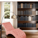 Ver imagem 2 de Recamier Divã Espreguiçadeira para Sala e Cliníca Estética Queila Suede:coral