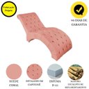 Ver imagem 4 de Recamier Divã Espreguiçadeira para Sala e Cliníca Estética Queila Suede:coral