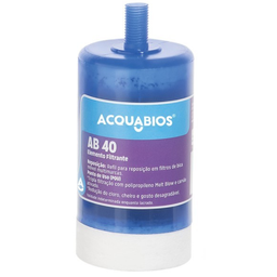 Refil Ab 40 Rosca Curta 1005-0004 Acquabios Compatível com Os Modelos: *forusi, Viqua, Sap - 1