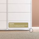 Ver mais imagens de Cômoda para Quarto com 10 Gavetas Melinda Branco