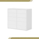 Ver imagem 2 de Cômoda para Quarto com 10 Gavetas Melinda Branco