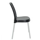 Ver imagem 5 de Cadeira Tramontina Vanda Preta em Polipropileno com Pernas