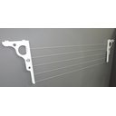 Ver imagem 5 de Varal Roupas Muro ou Parede Articulado 5 Cordas bola. O Mais Forte e Bonito do Mercado.  ALL STYLE.