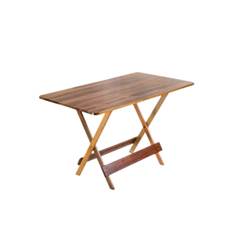 Mesa de Madeira Dobrável Mel 120x70cm Maplan