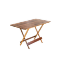 Ver imagem 1 de Mesa de Madeira Dobrável Mel 120x70cm Maplan