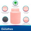 Ver imagem 3 de Kit Puff Banqueta Alto Confortável Reforçado Minimalista Roma Suede