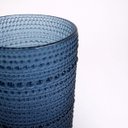 Ver imagem 2 de Conjunto de 6 Copos de Vidro Azul com Bolhas 385ml
