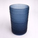 Ver imagem 3 de Conjunto de 6 Copos de Vidro Azul com Bolhas 385ml