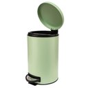 Ver imagem 3 de Lixeira Redonda com Pedal Verde Menta Mollie 12 Litros