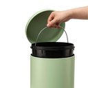 Ver imagem 4 de Lixeira Redonda com Pedal Verde Menta Mollie 12 Litros