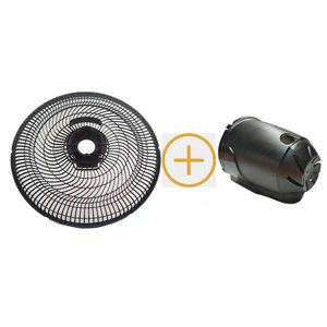 Grade Traseira + Corpo Traseiro para Ventilador Arno Silence Force de 40cm Original