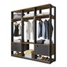 Guarda Roupa Casal Closet Modulado com 3 Cabideiros 1 Porta 2 Gavetas Titan - 2