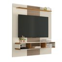 Ver imagem 3 de Painel para TV Efeito Palha com Porta Damadine Off White Cinamomo