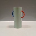 Ver imagem 4 de Vaso Decorativo Enfeite Casa Metal 15x11x11cm Verde
