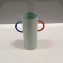 Ver imagem 3 de Vaso Decorativo Enfeite Casa Metal 15x11x11cm Verde