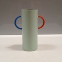 Ver imagem 2 de Vaso Decorativo Enfeite Casa Metal 15x11x11cm Verde