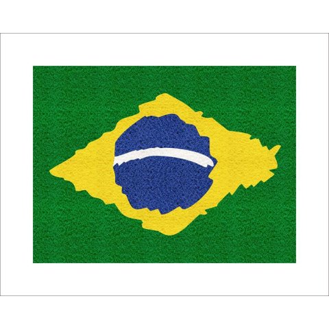 Tapete Capacho Bandeira Brasil