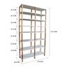 Estante 116x38x221 Branca - 2