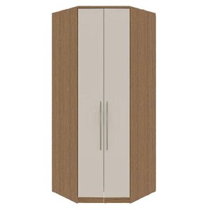 Modulado Canto Closet 2 Portas 245cm Rimo Setiba Plus Carvalho/off White