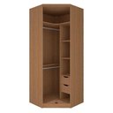 Ver imagem 2 de Modulado Canto Closet 2 Portas 245cm Rimo Setiba Plus Carvalho/off White