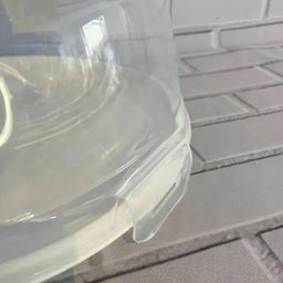 Boleira Branca de Plástico com Tampa e Alça Prato para Bolo 28cm Doces e Tortas Lyor - 9